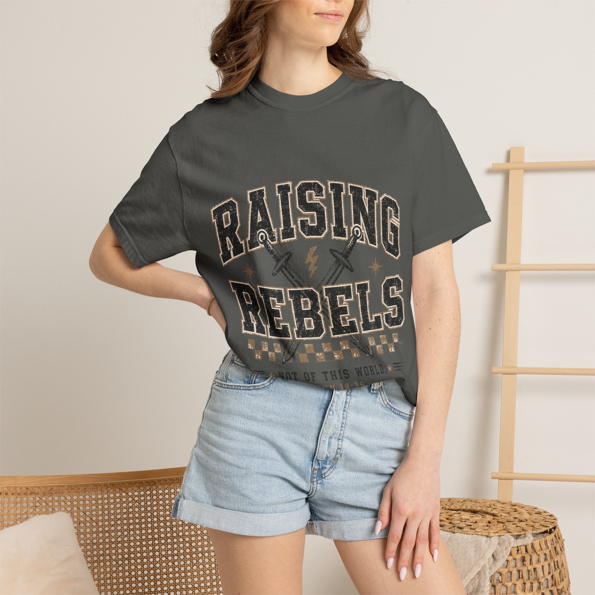Raising Rebels Graphic T-Shirt — "Not of This World" Vintage Youth Parent Tee
