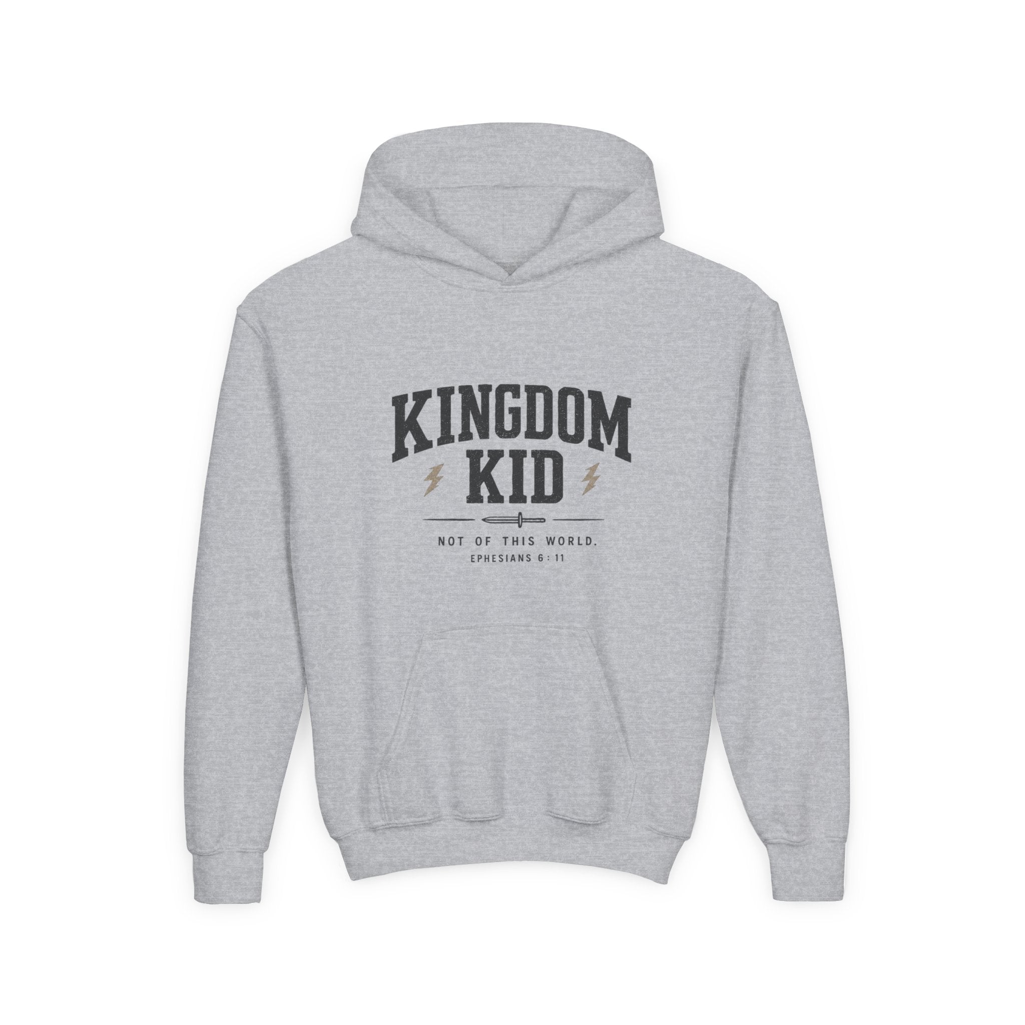 Kingdom Kid Youth Hoodie — "Kingdom Rebels" Christian Youth Church Sweatshirt