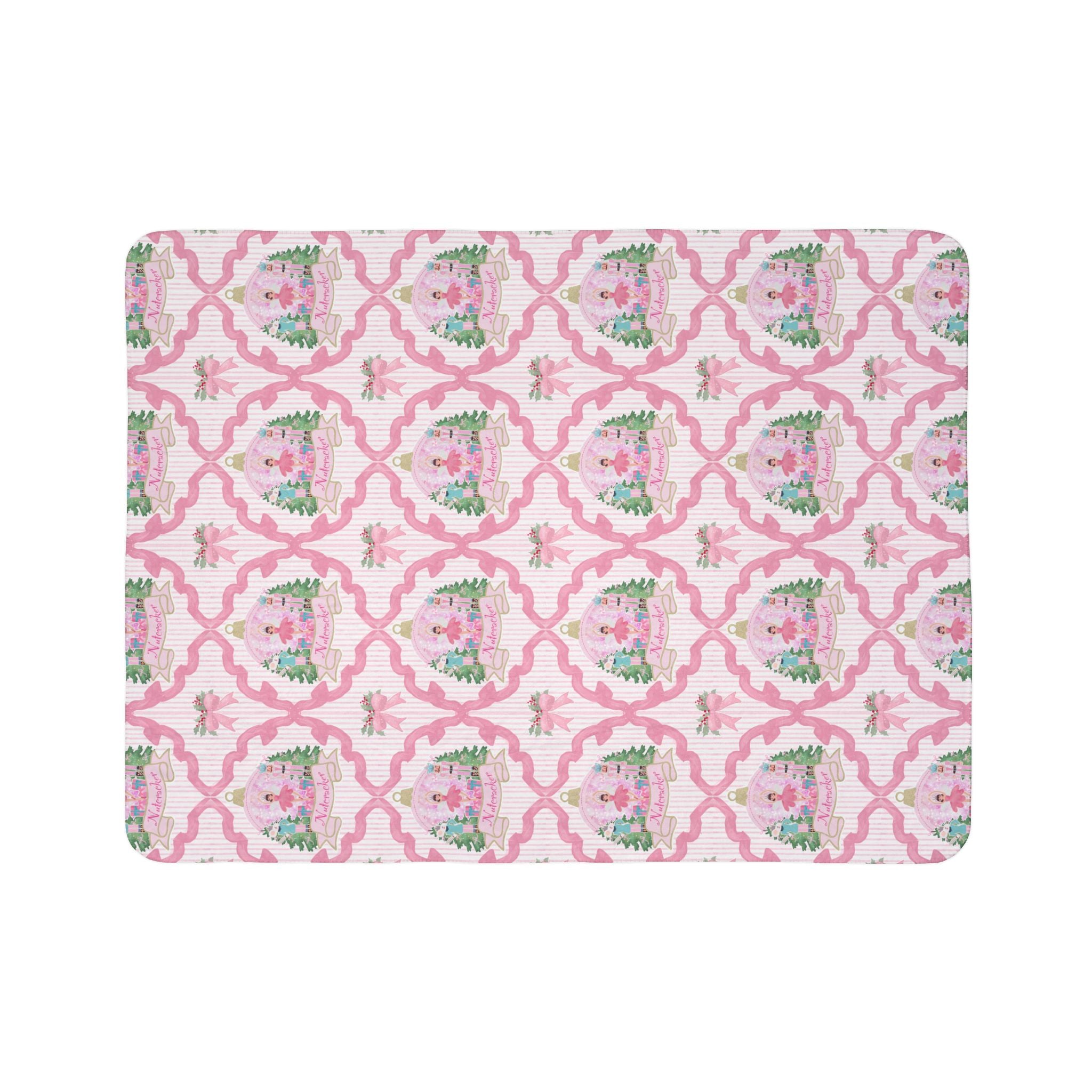 Nutcracker Fleece Sherpa Blanket