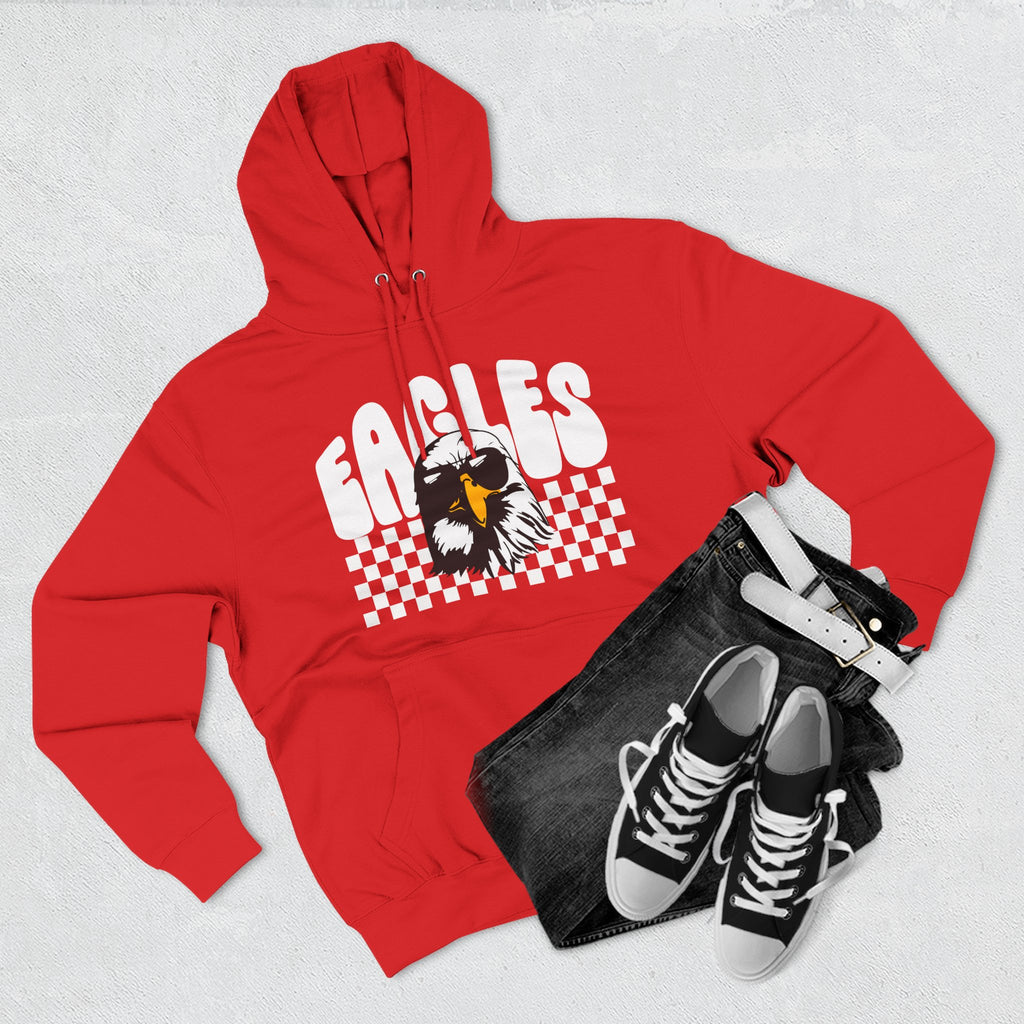 Retro Eagles Fleece Lined Hoodie