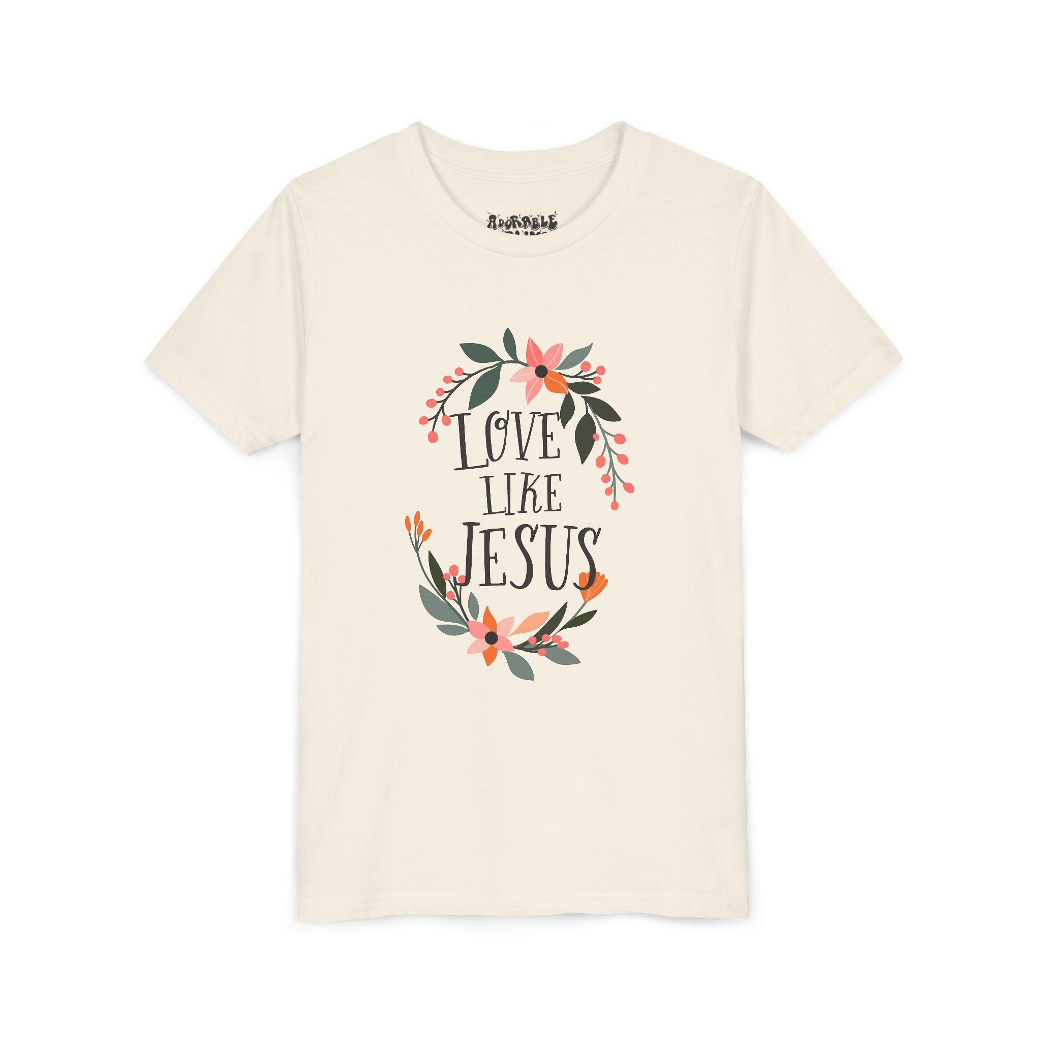 Youth Short Sleeve Tee - Love Like Jesus, Inspirational Kids Shirt, Faith-Based T-Shirt, Christian Youth Apparel, Perfect Gift for [...]