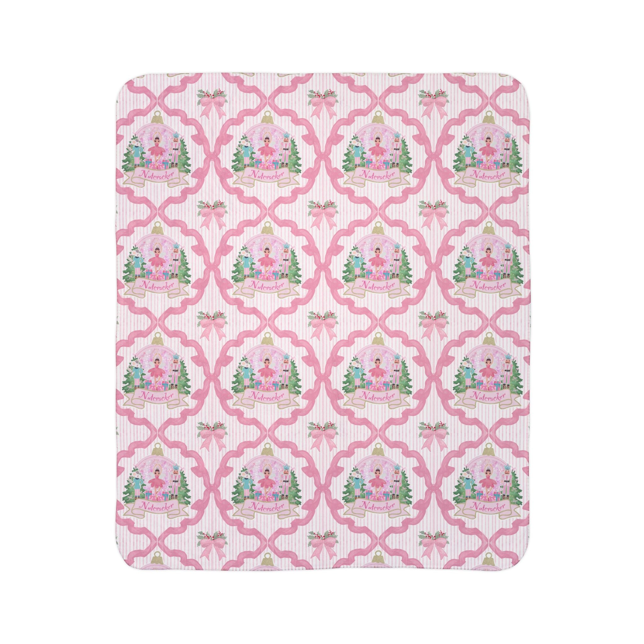 Nutcracker Fleece Sherpa Blanket