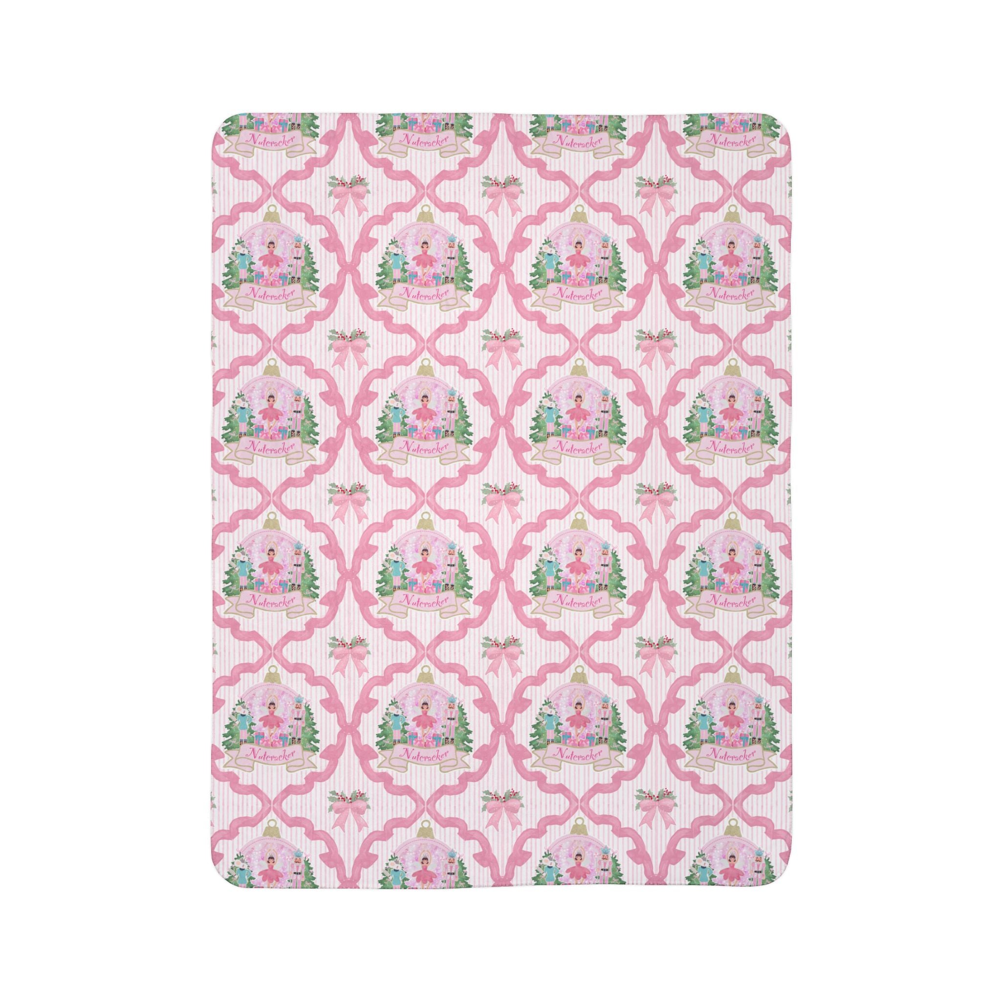 Nutcracker Fleece Sherpa Blanket