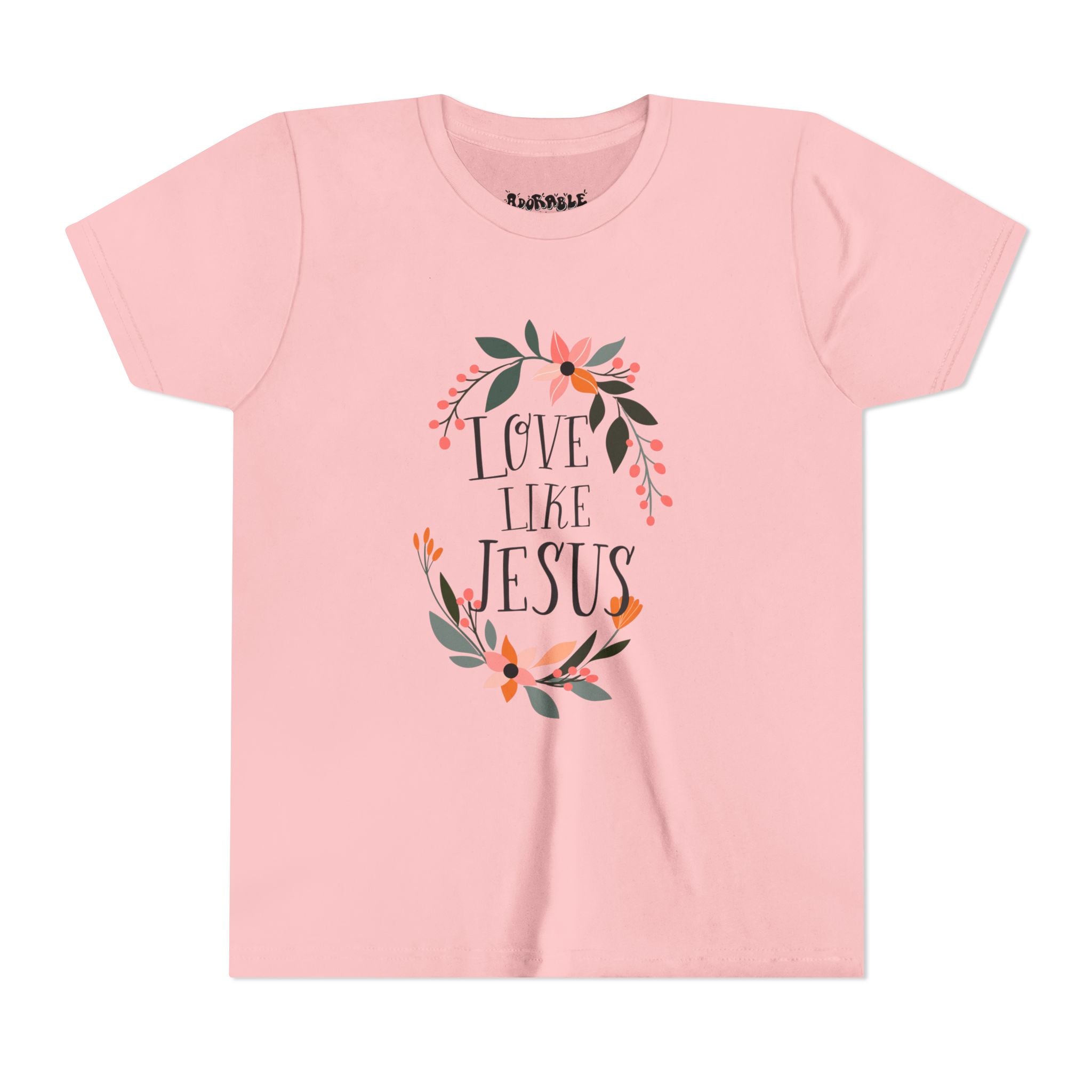 Youth Short Sleeve Tee - Love Like Jesus, Inspirational Kids Shirt, Faith-Based T-Shirt, Christian Youth Apparel, Perfect Gift for [...]