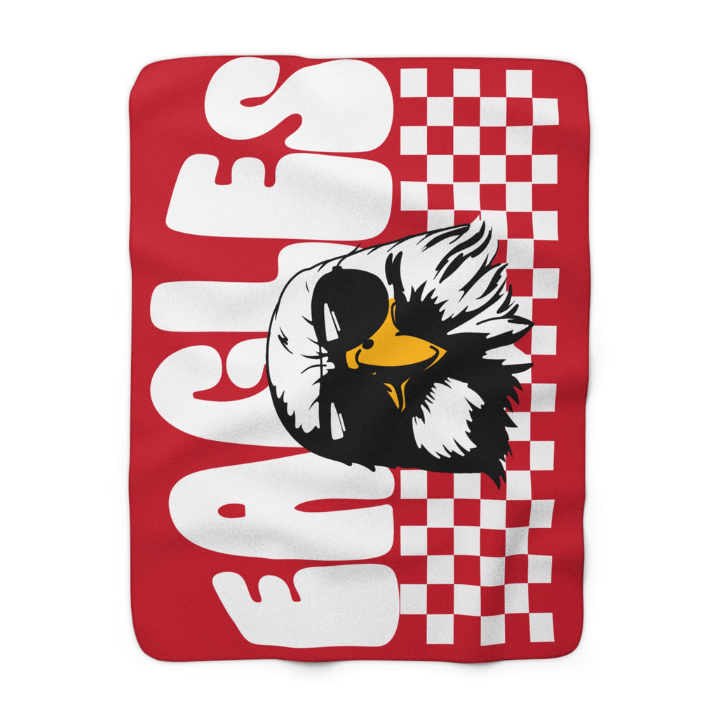 Cozy Eagles Sherpa Fleece Blanket