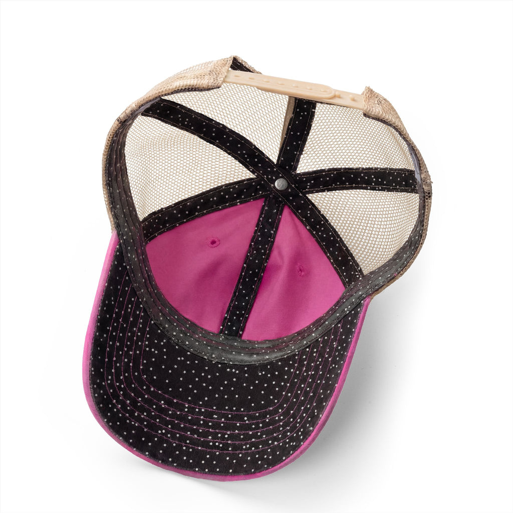 Women's Washed Mesh-Back Cap “Blessed”