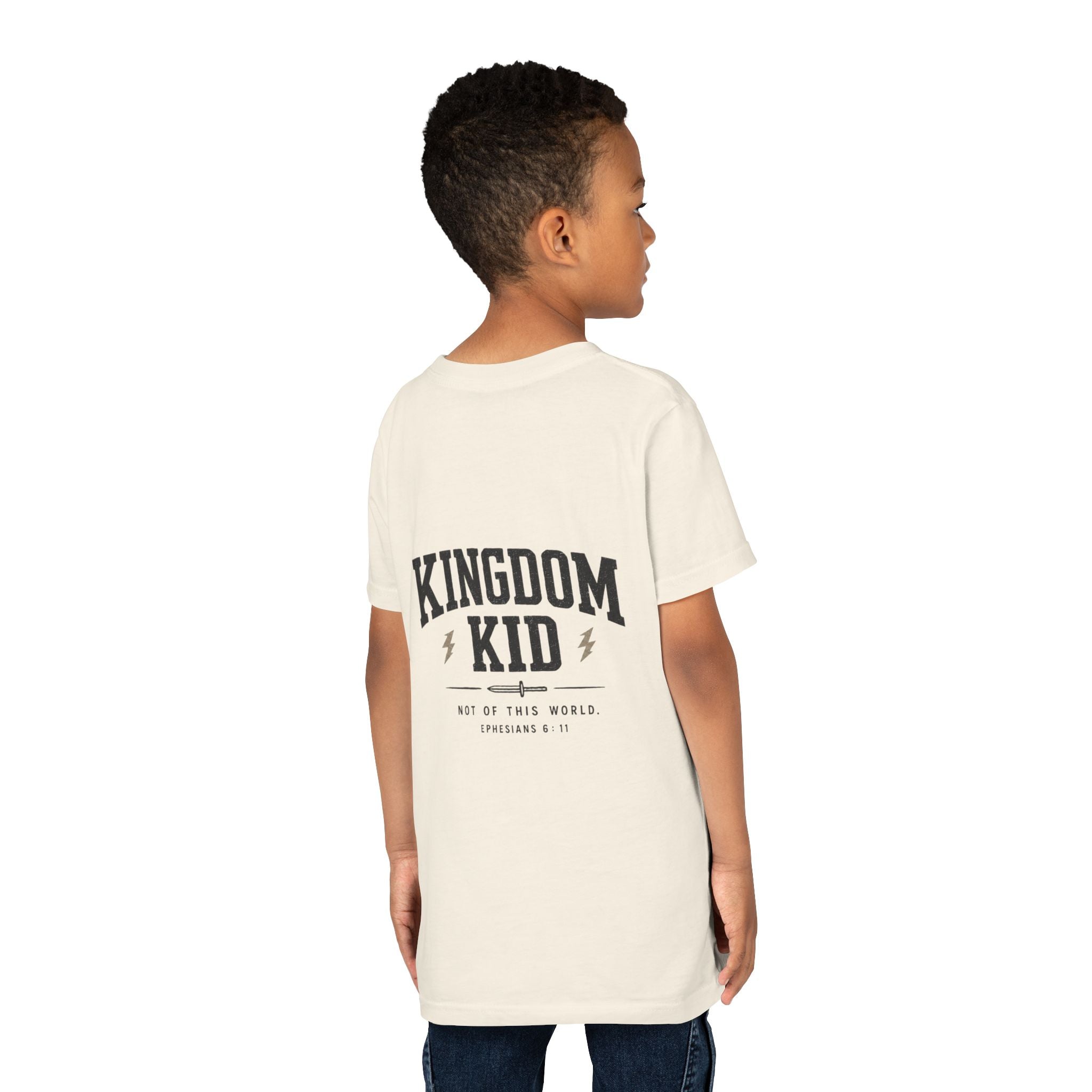 Kingdom Kid Youth Tee — "Not of This World" Christian Kids T-Shirt