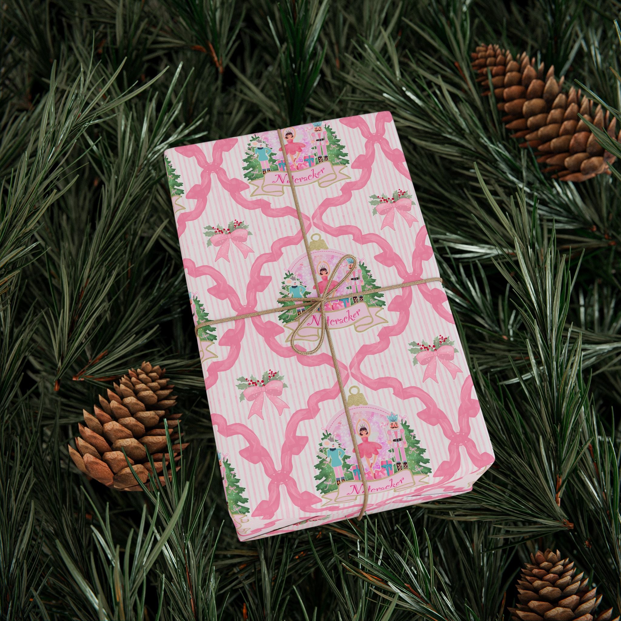 Nutcracker Holiday Wrapping Paper Roll