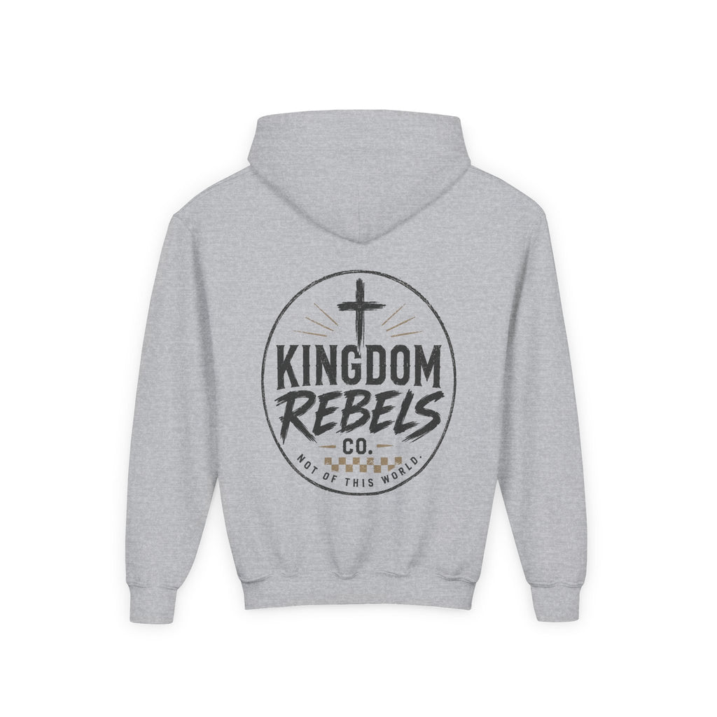 Kingdom Kid Youth Hoodie — "Kingdom Rebels" Christian Youth Church Sweatshirt