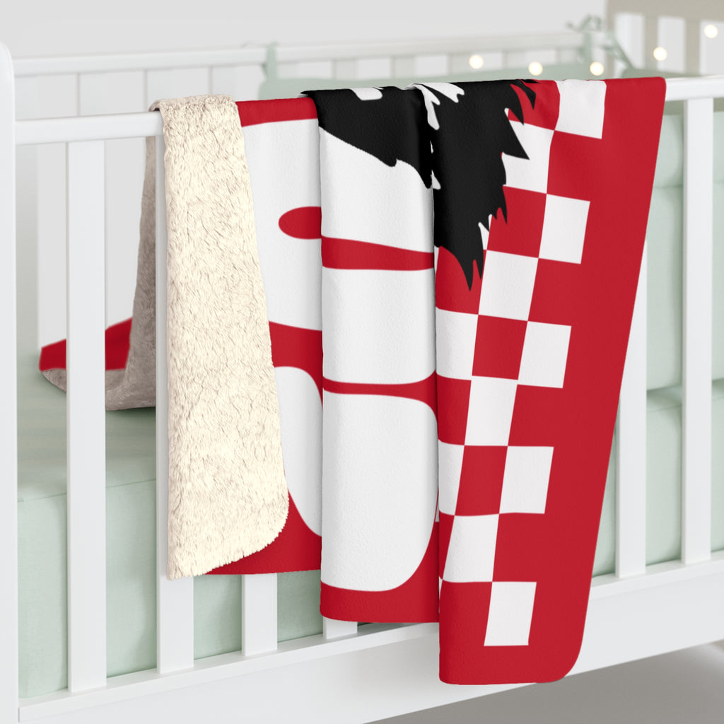 Cozy Eagles Sherpa Fleece Blanket