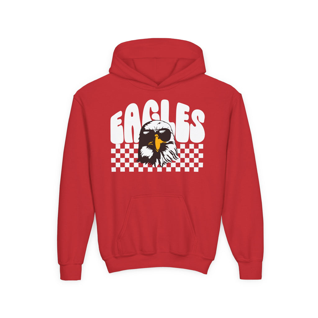 Stylish Youth Hoodie with Eagles Design - Perfect for Sports Fans, School Events, Birthdays, Gifts, Casual Wear