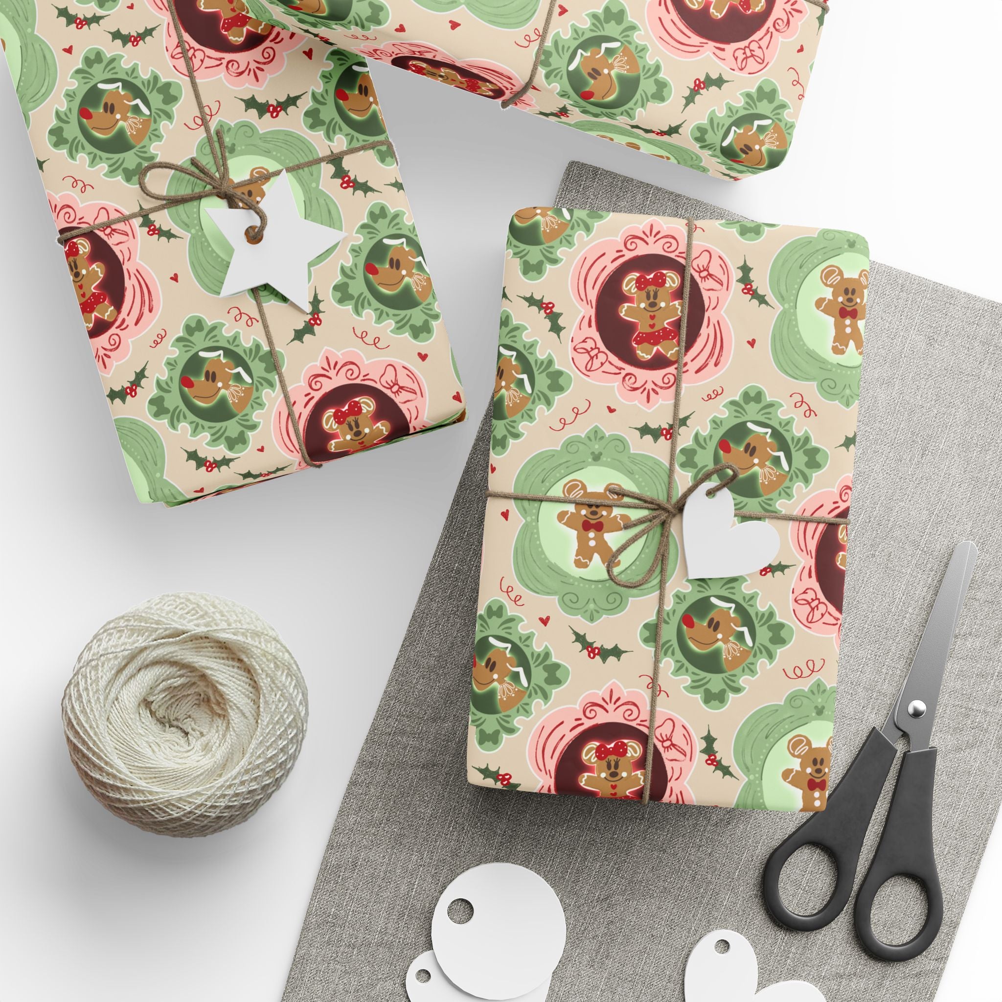 Gingerbread Friends Wrapping Paper Roll