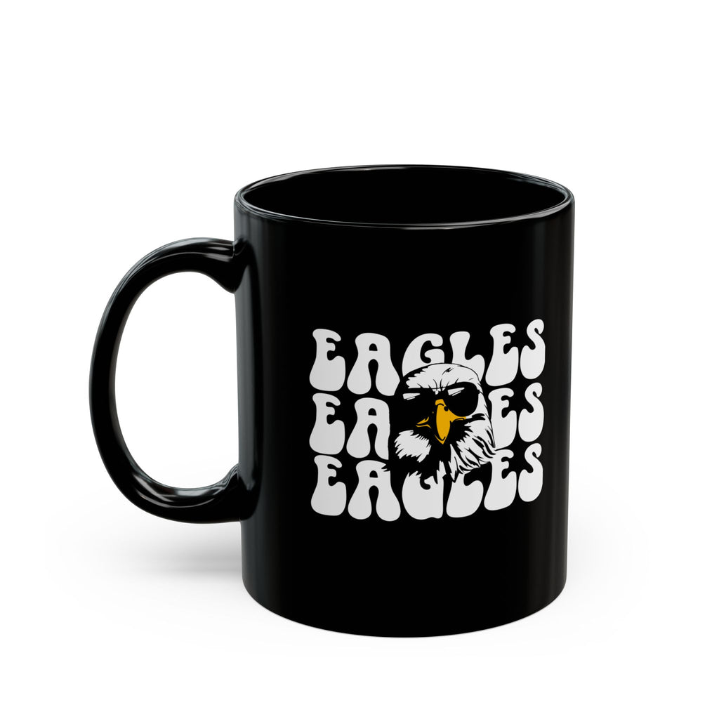 Eagles-Themed Black Mug