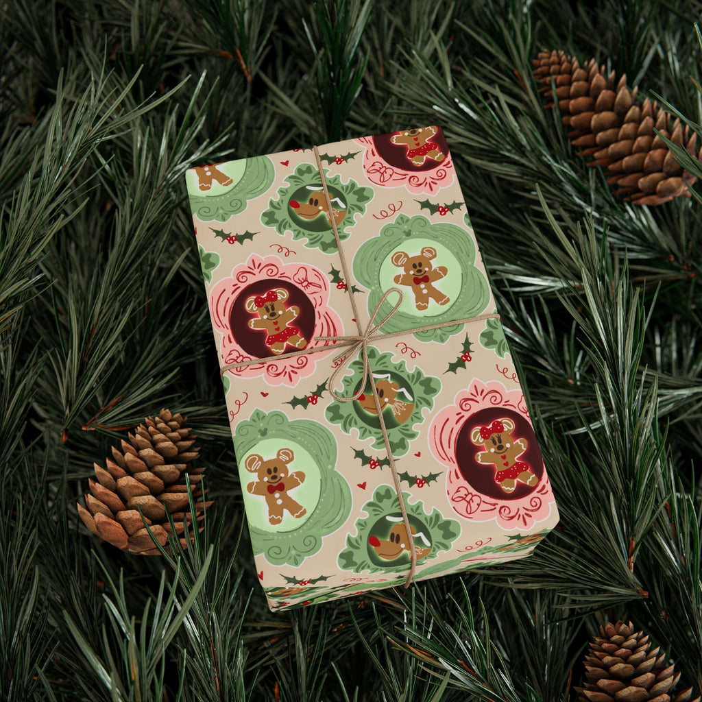Gingerbread Friends Wrapping Paper Roll