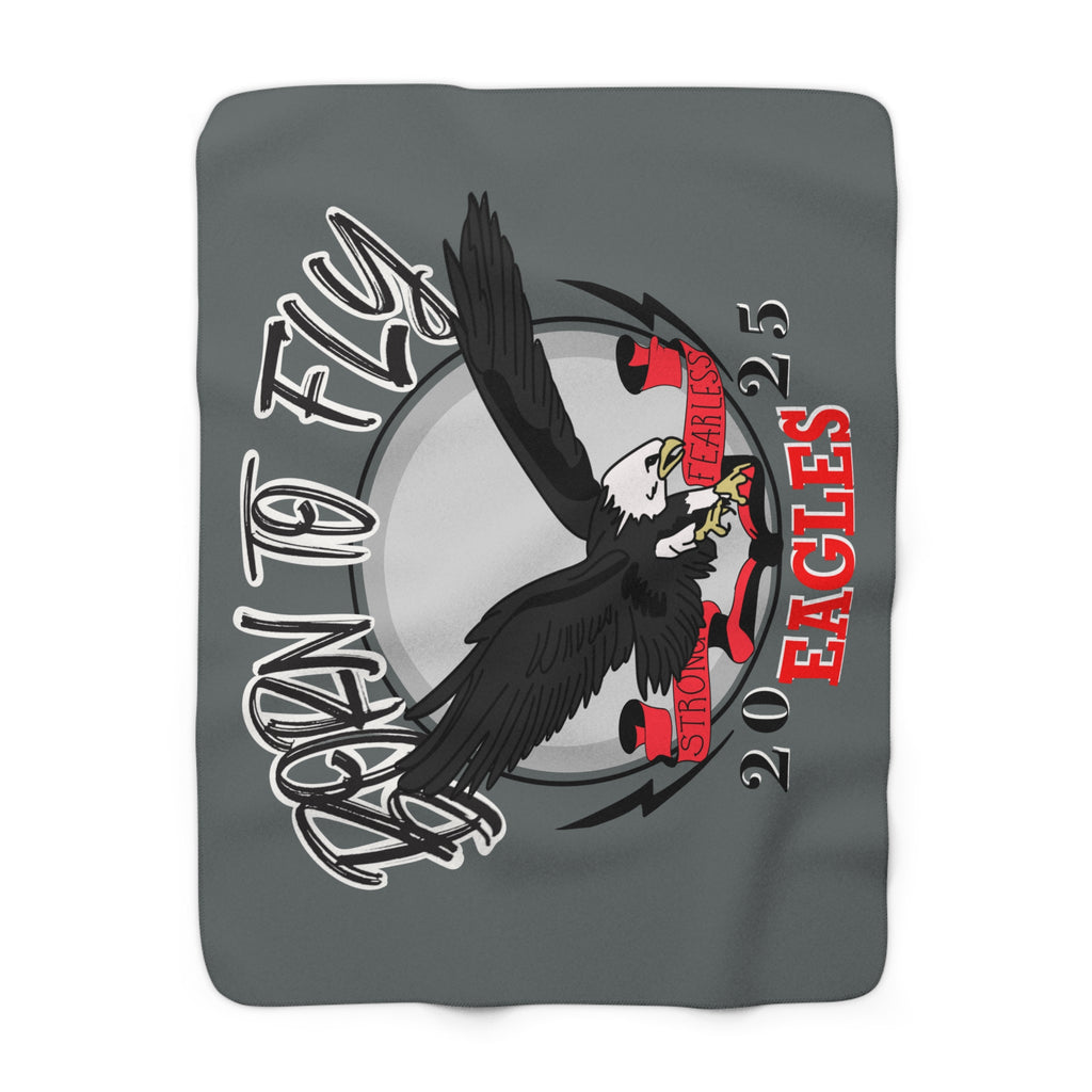 Eagle Spirit Sherpa Fleece Blanket