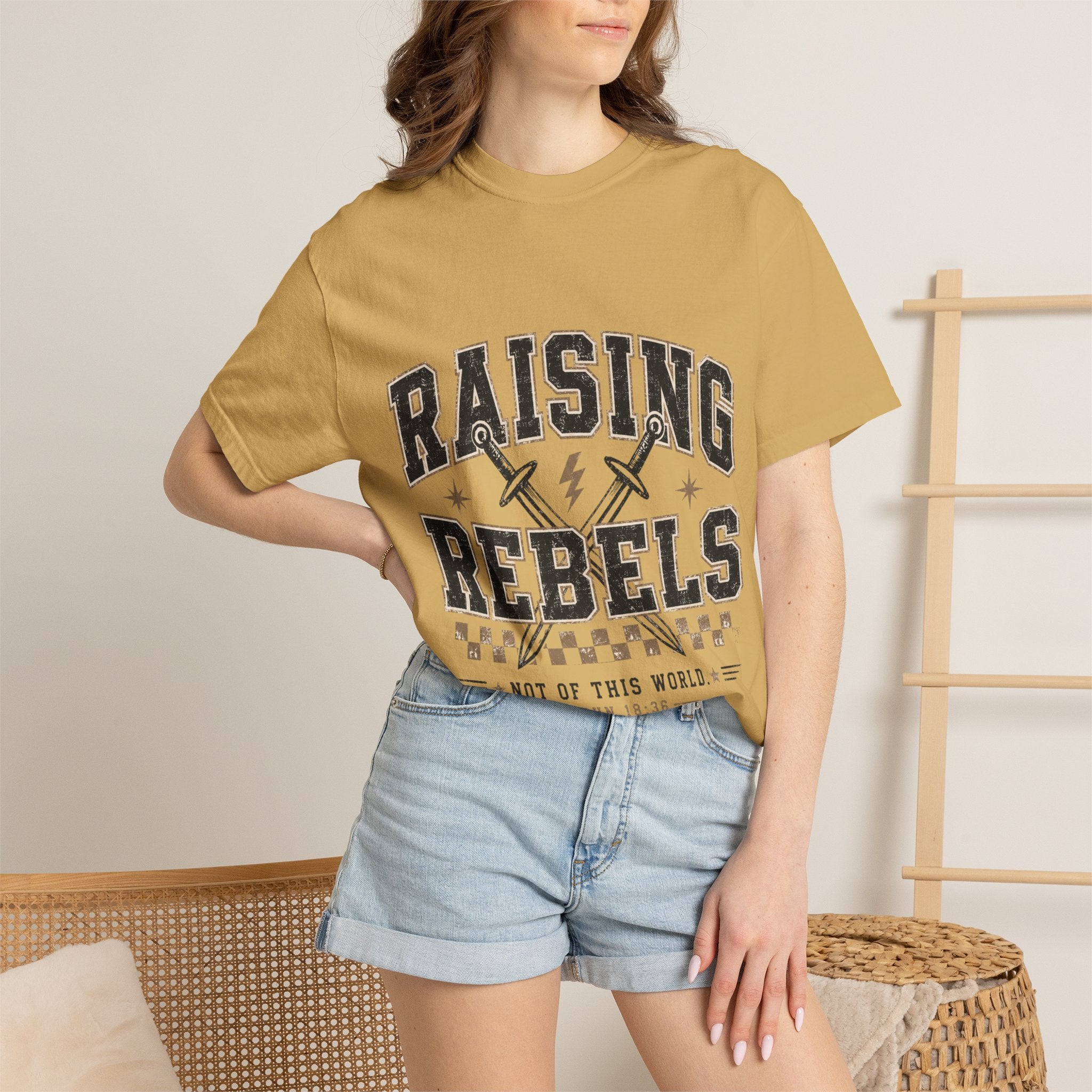 Raising Rebels Graphic T-Shirt — "Not of This World" Vintage Youth Parent Tee