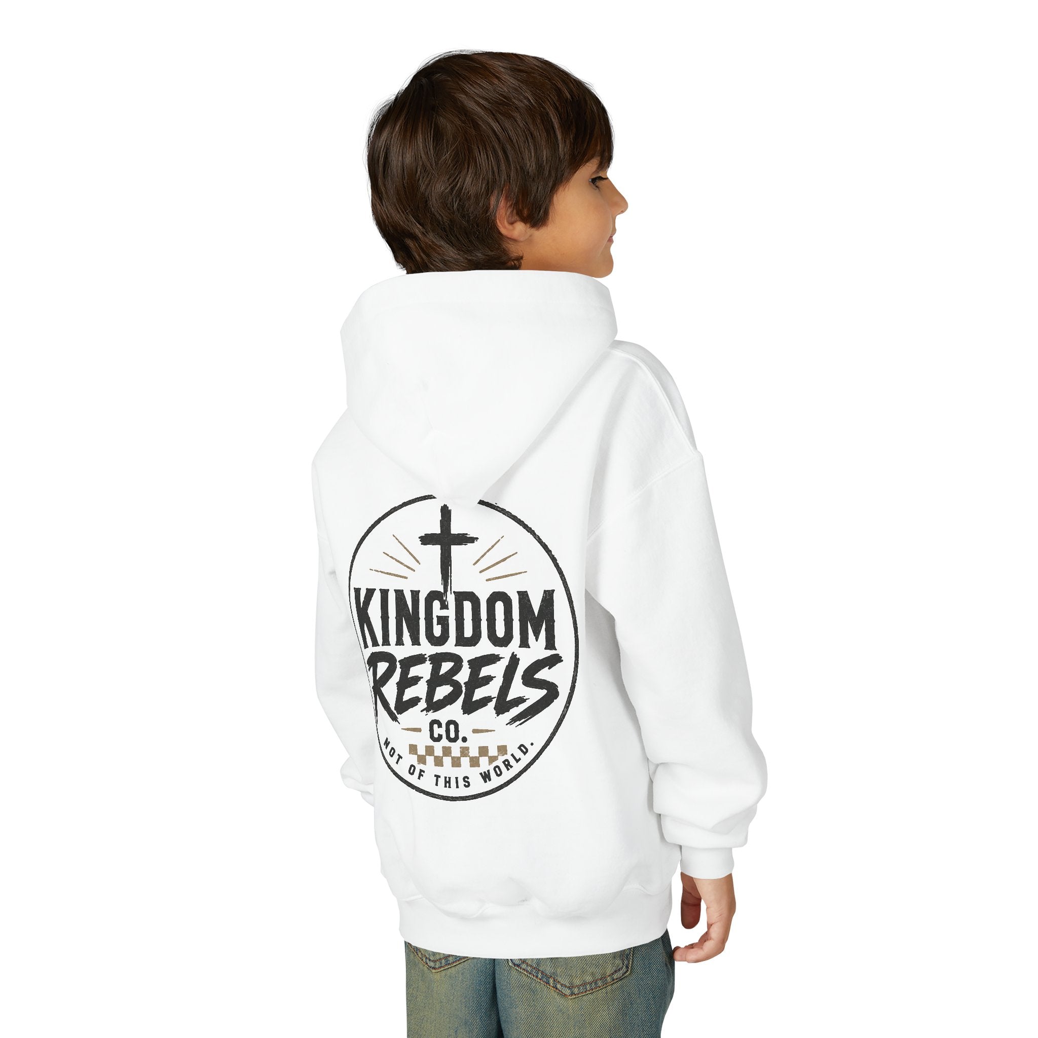 Kingdom Kid Youth Hoodie — "Kingdom Rebels" Christian Youth Church Sweatshirt