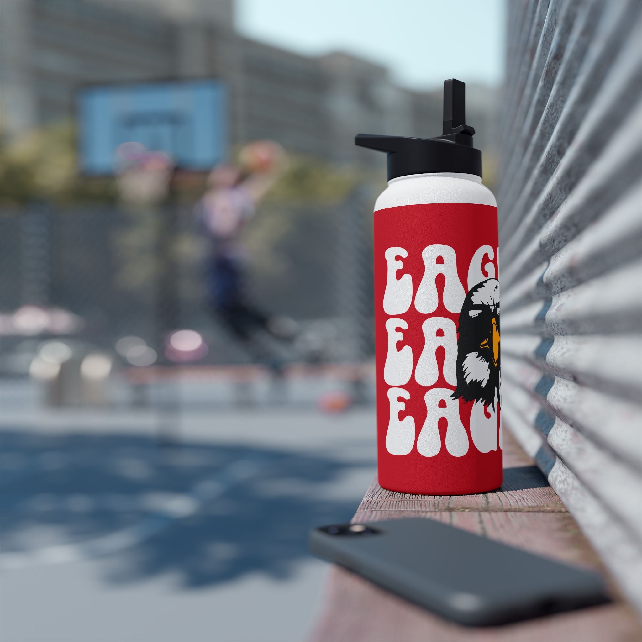 Eagle Design Stainless Steel Water Bottle