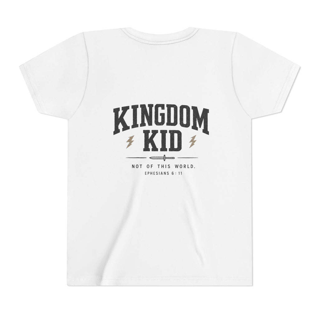 Kingdom Kid Youth Tee — "Not of This World" Christian Kids T-Shirt