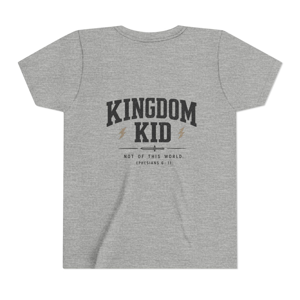 Kingdom Kid Youth Tee — "Not of This World" Christian Kids T-Shirt