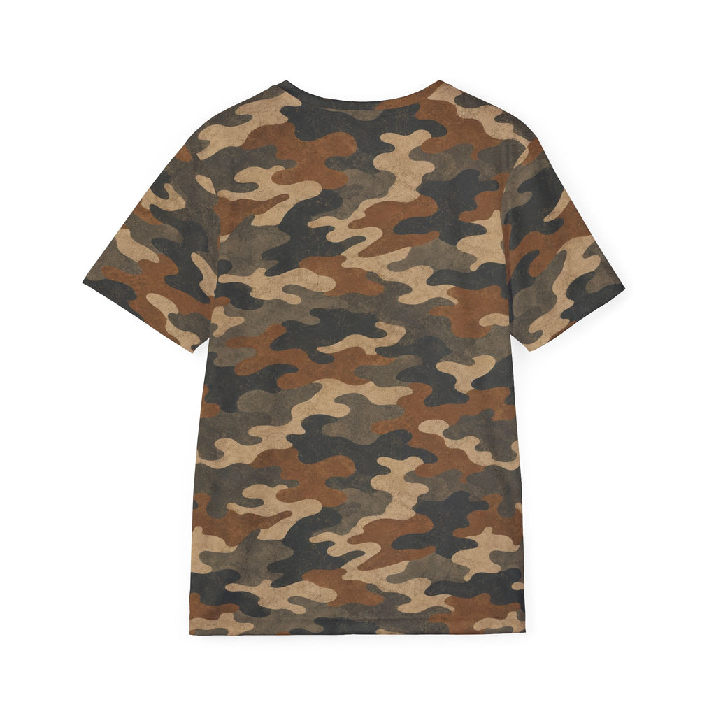 Camouflage Camo Sports Jersey — All-Over Print Men's Athletic Tee
