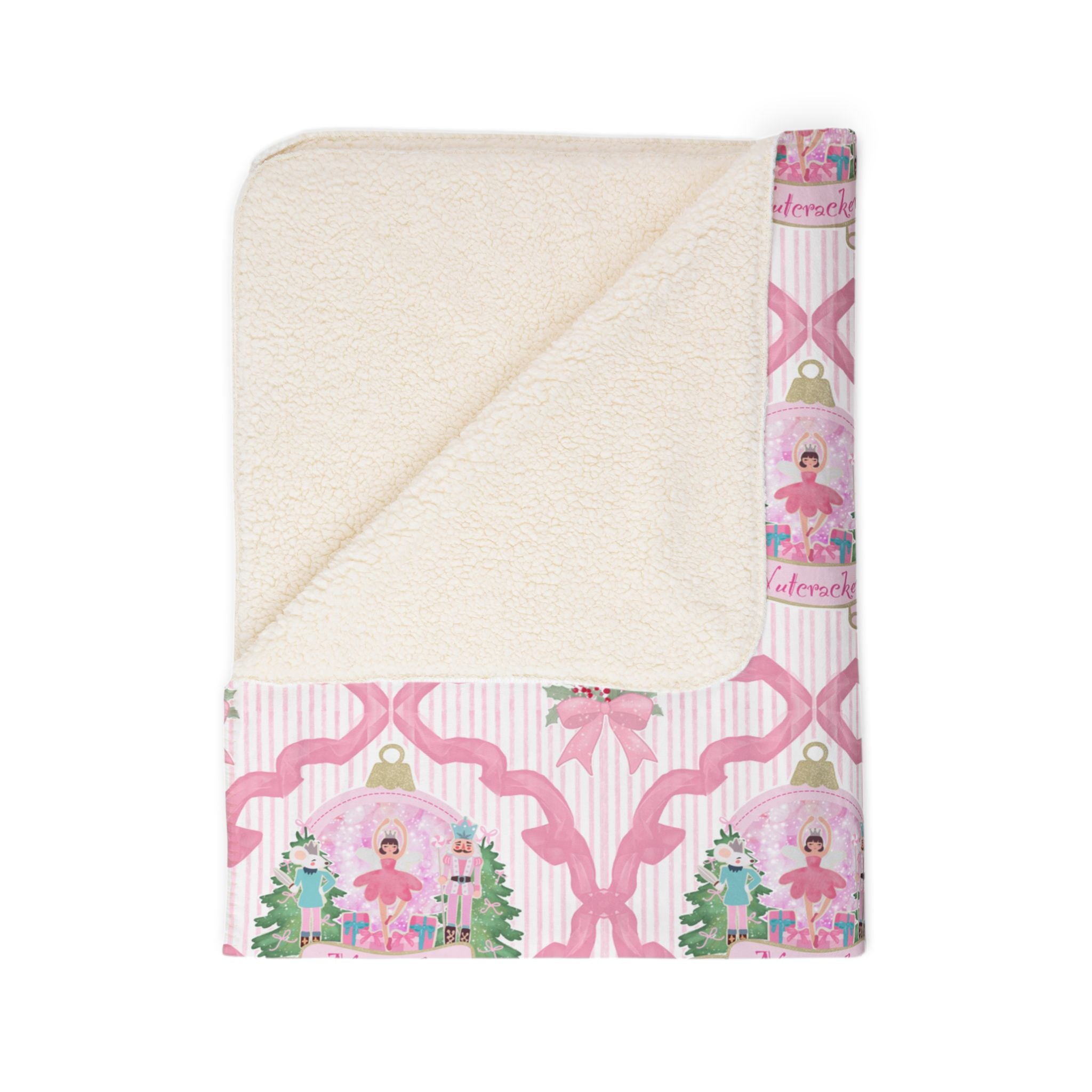 Nutcracker Fleece Sherpa Blanket