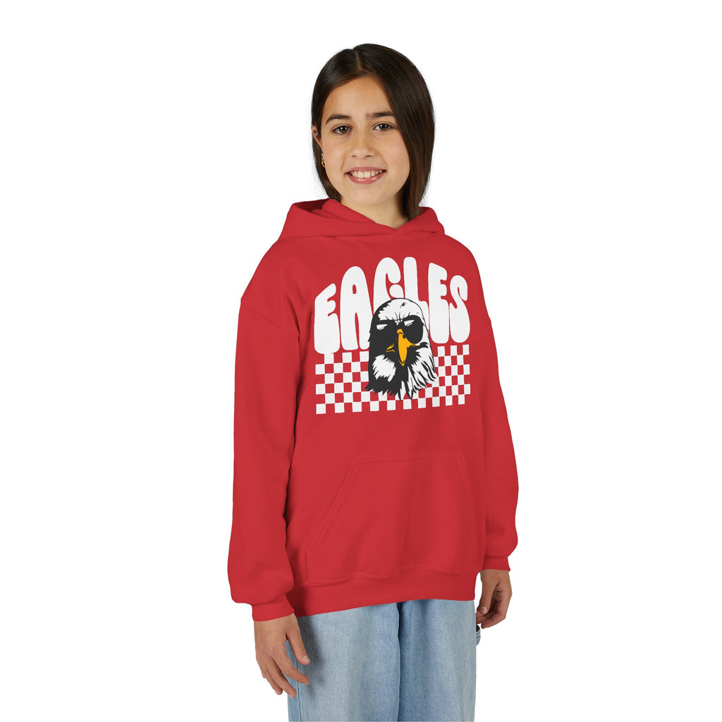 Stylish Youth Hoodie with Eagles Design - Perfect for Sports Fans, School Events, Birthdays, Gifts, Casual Wear