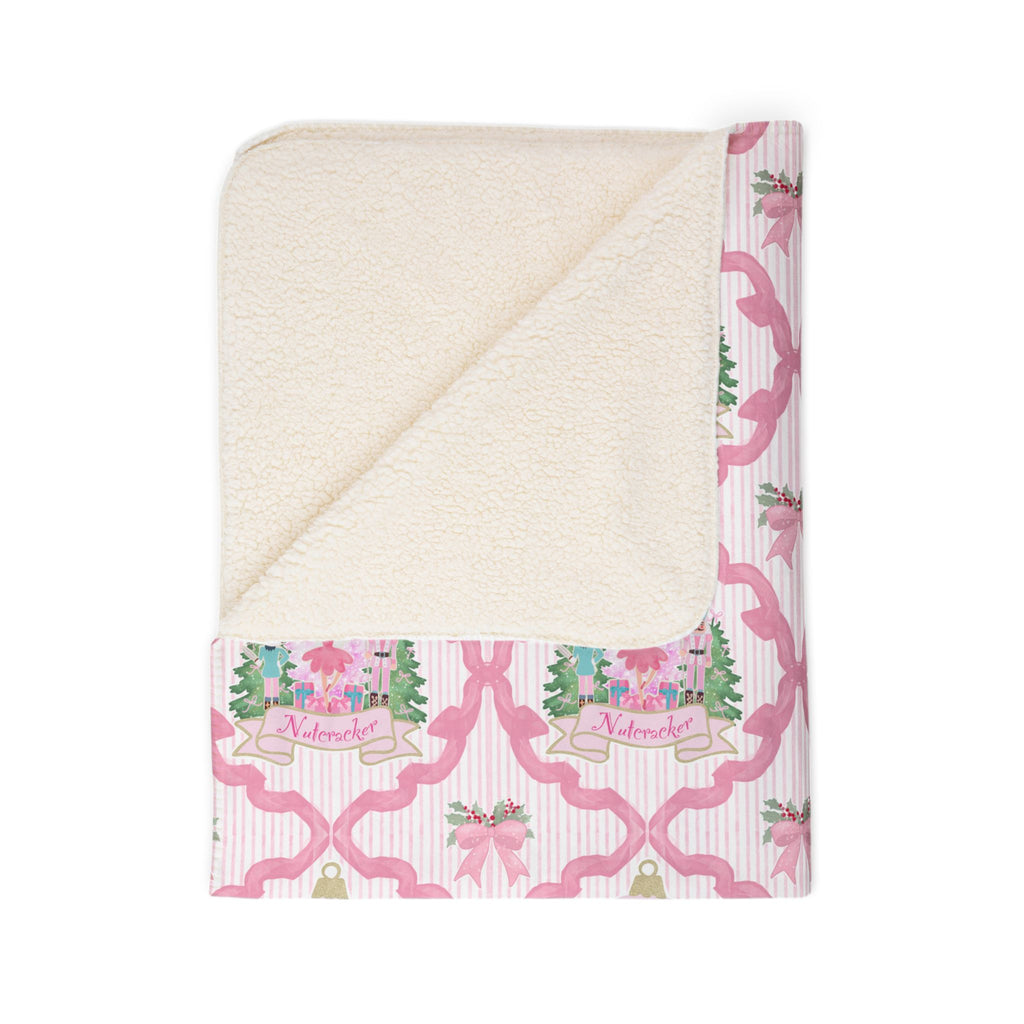 Nutcracker Fleece Sherpa Blanket