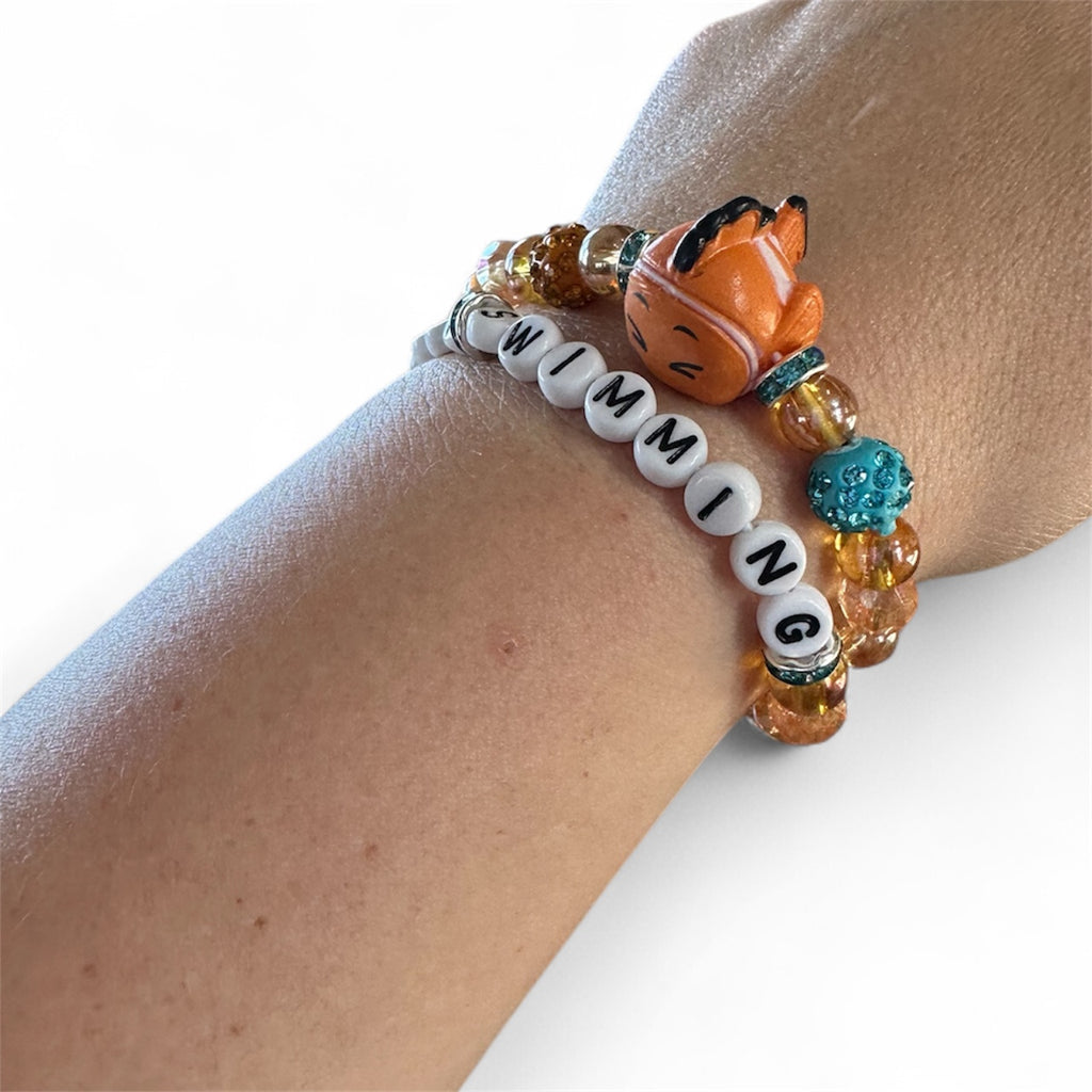 Keep Swimming Bracelet Stack