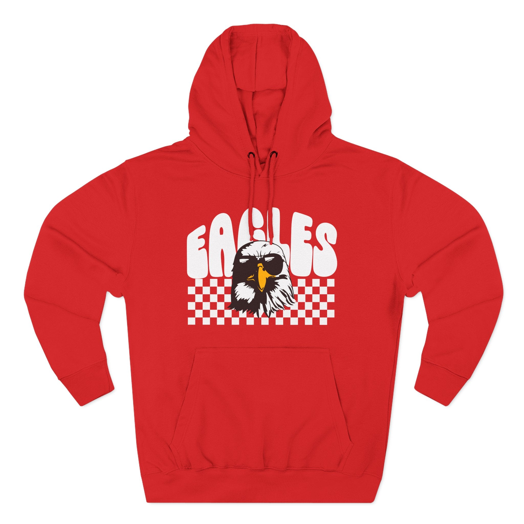 Retro Eagles Fleece Lined Hoodie