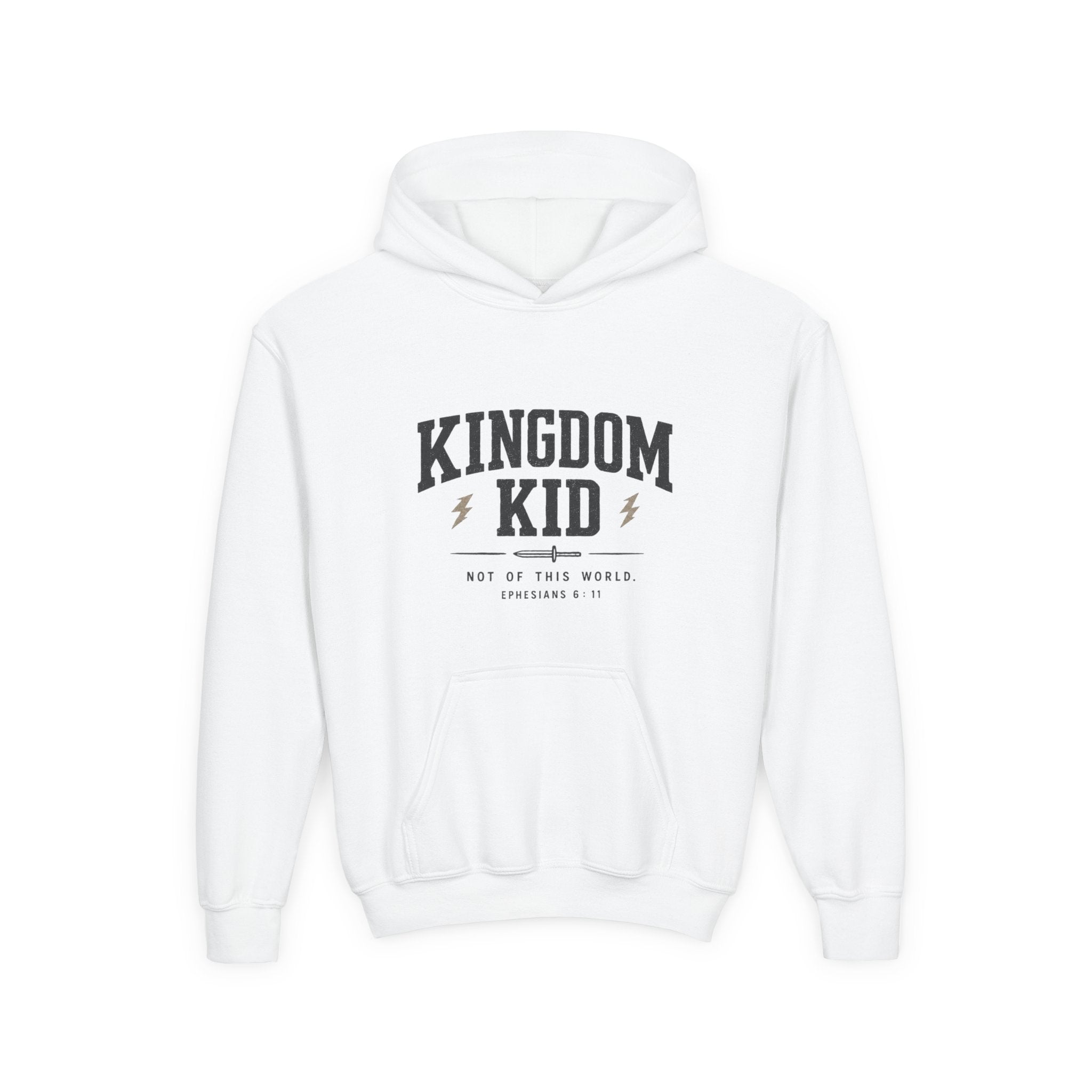 Kingdom Kid Youth Hoodie — "Kingdom Rebels" Christian Youth Church Sweatshirt