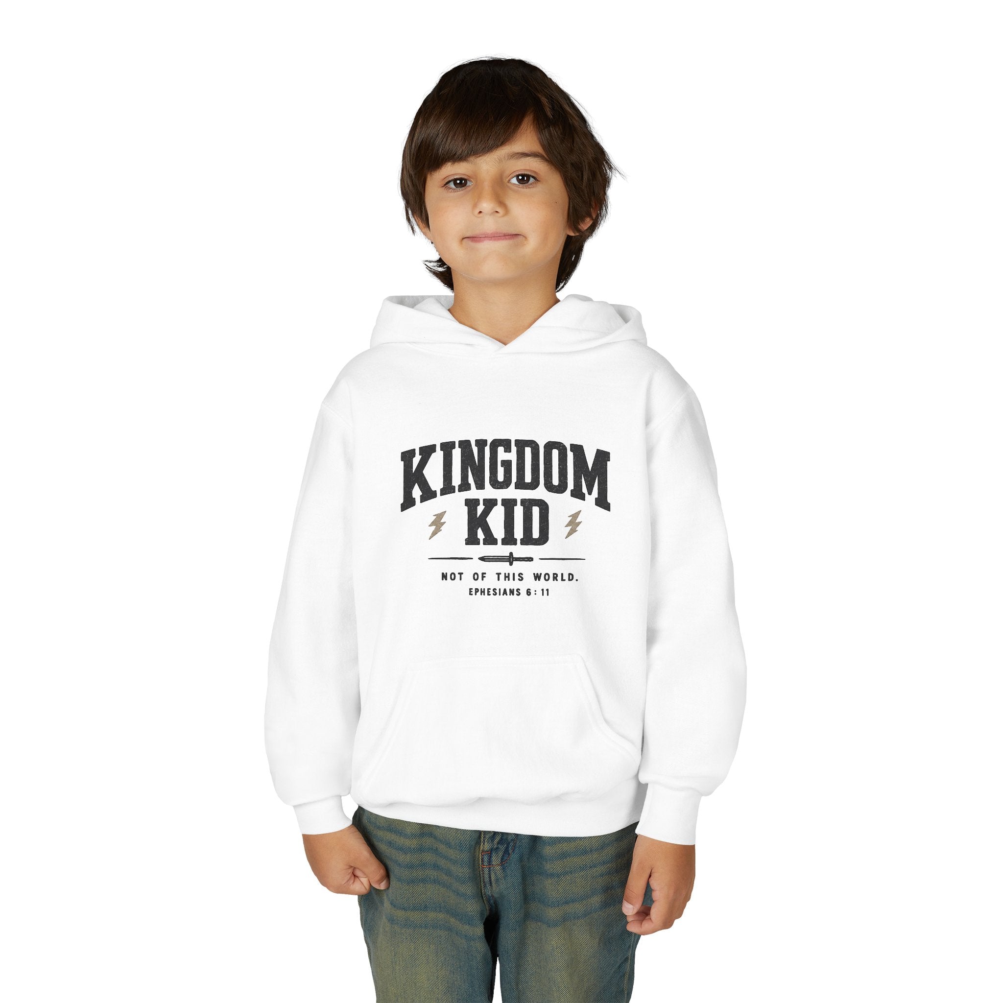 Kingdom Kid Youth Hoodie — "Kingdom Rebels" Christian Youth Church Sweatshirt