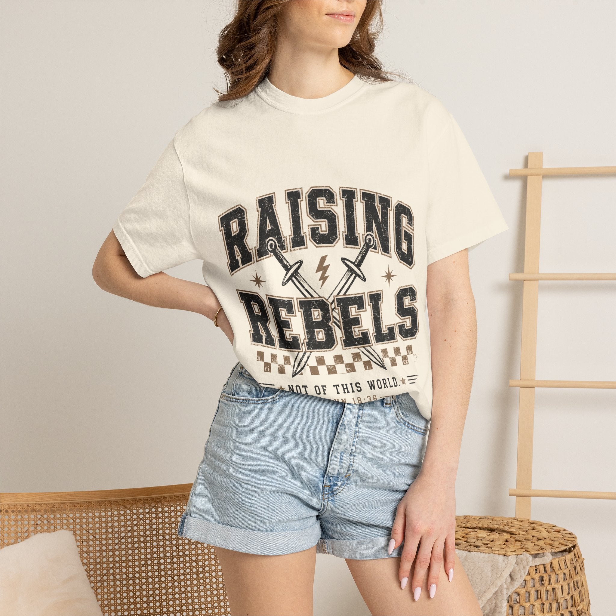 Raising Rebels Graphic T-Shirt — "Not of This World" Vintage Youth Parent Tee
