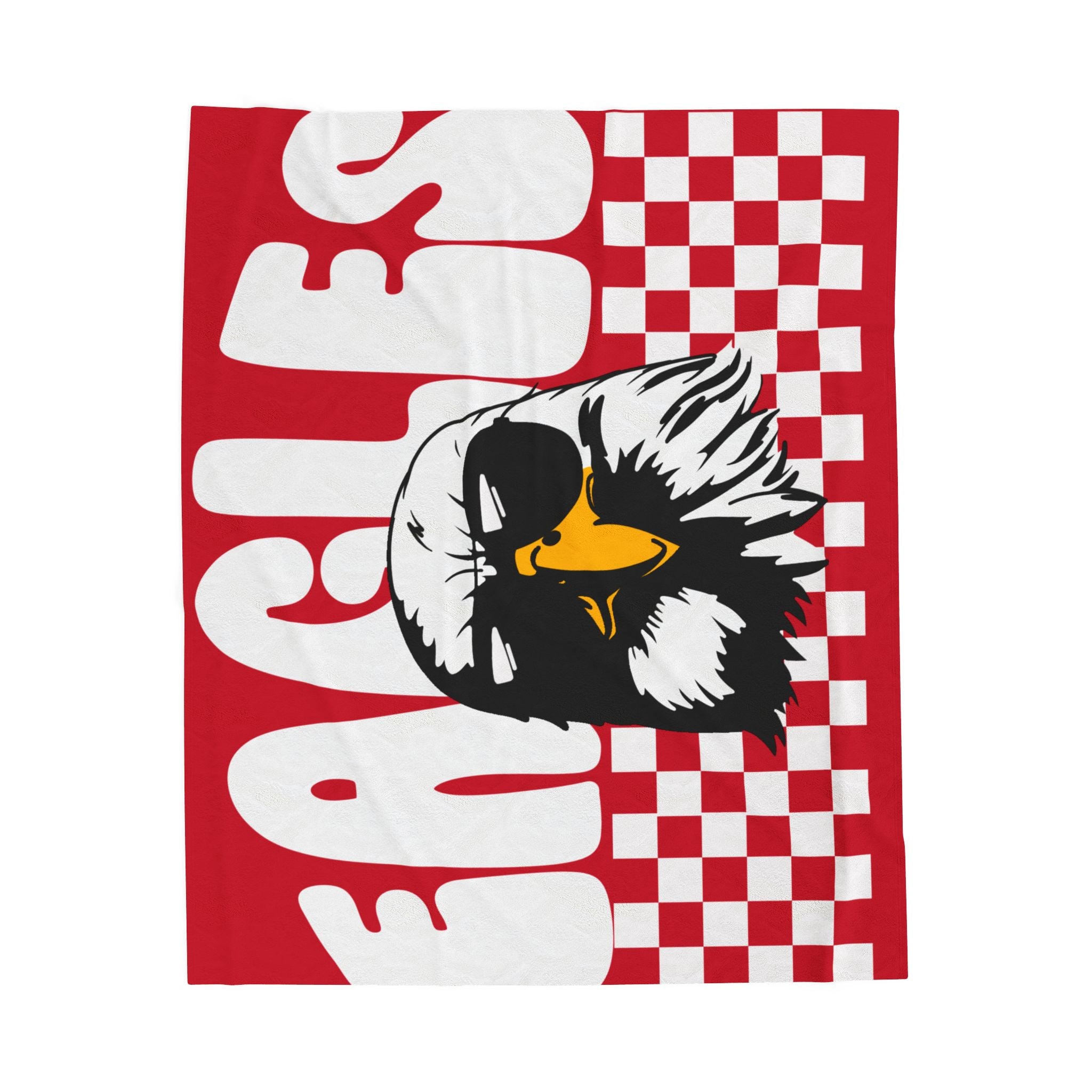 Cozy Eagles Velveteen Plush Blanket