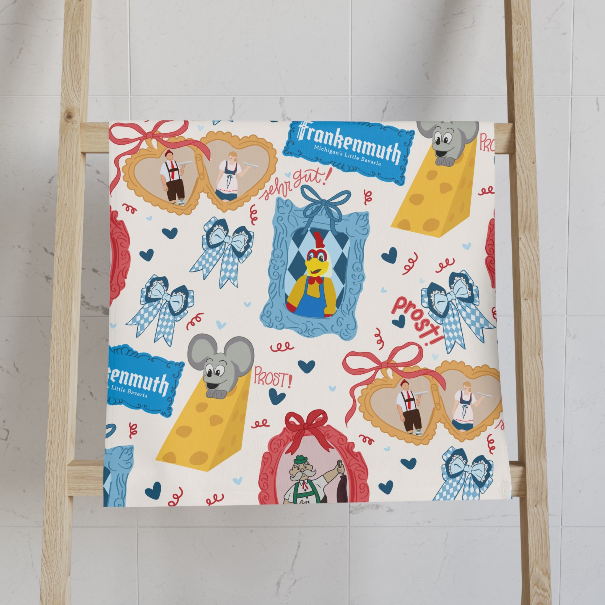 Frankenmuth Icons Hand Towel for Fun Kitchens