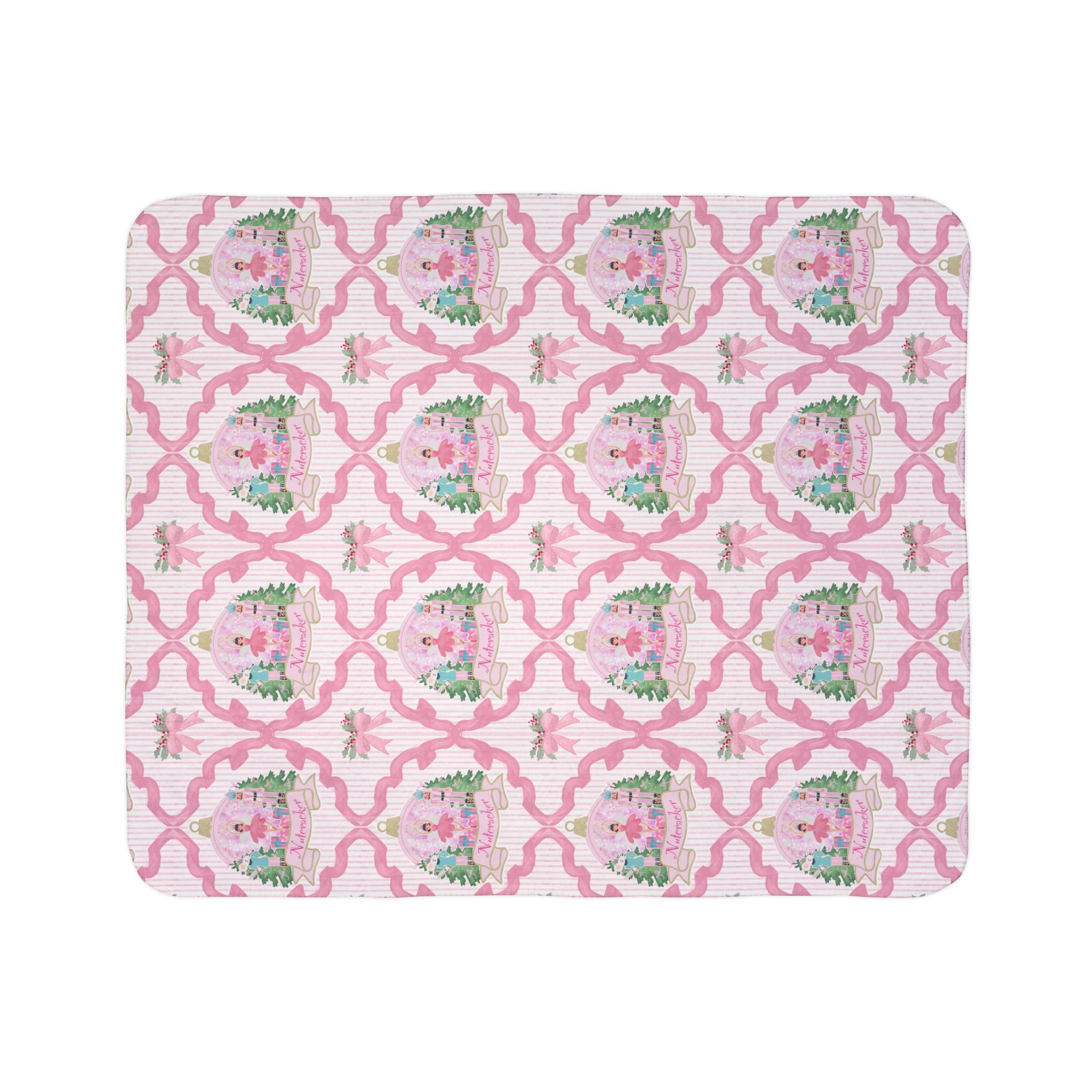 Nutcracker Fleece Sherpa Blanket