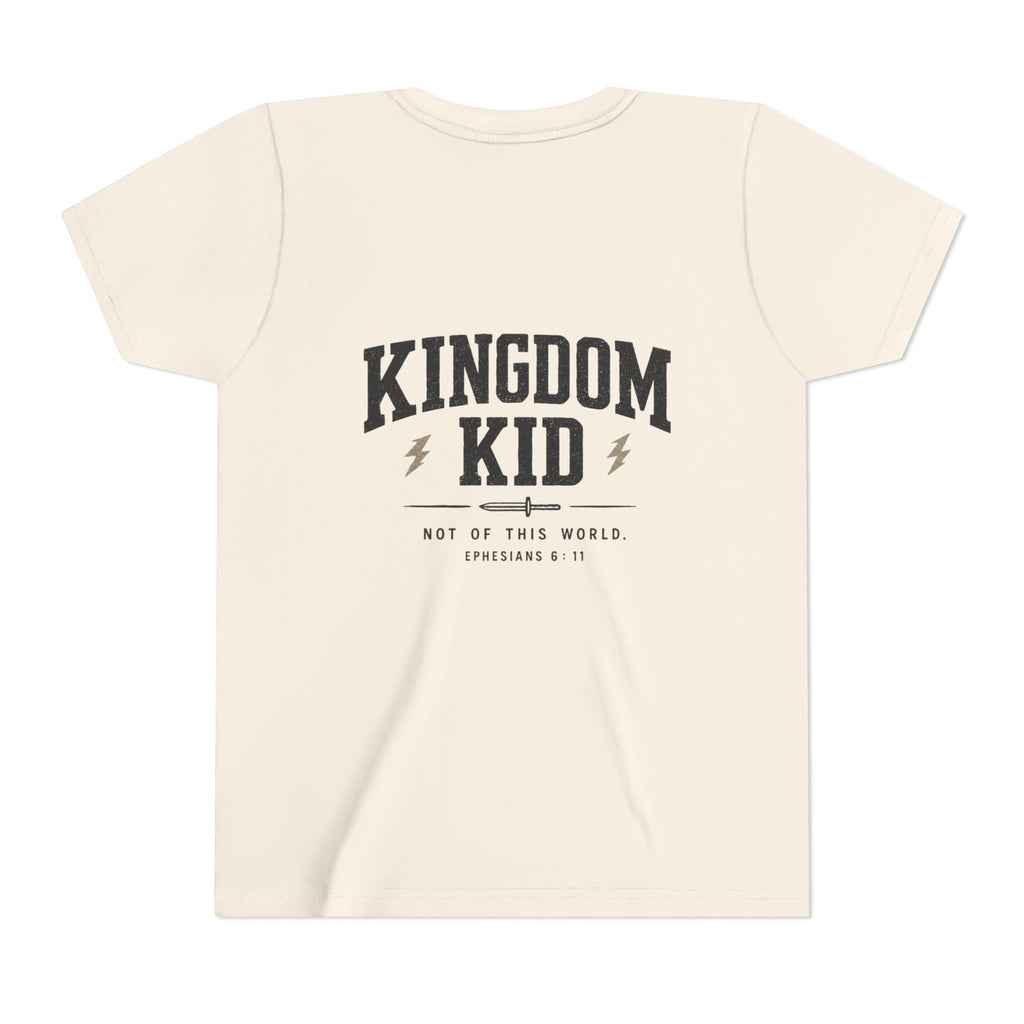 Kingdom Kid Youth Tee — "Not of This World" Christian Kids T-Shirt