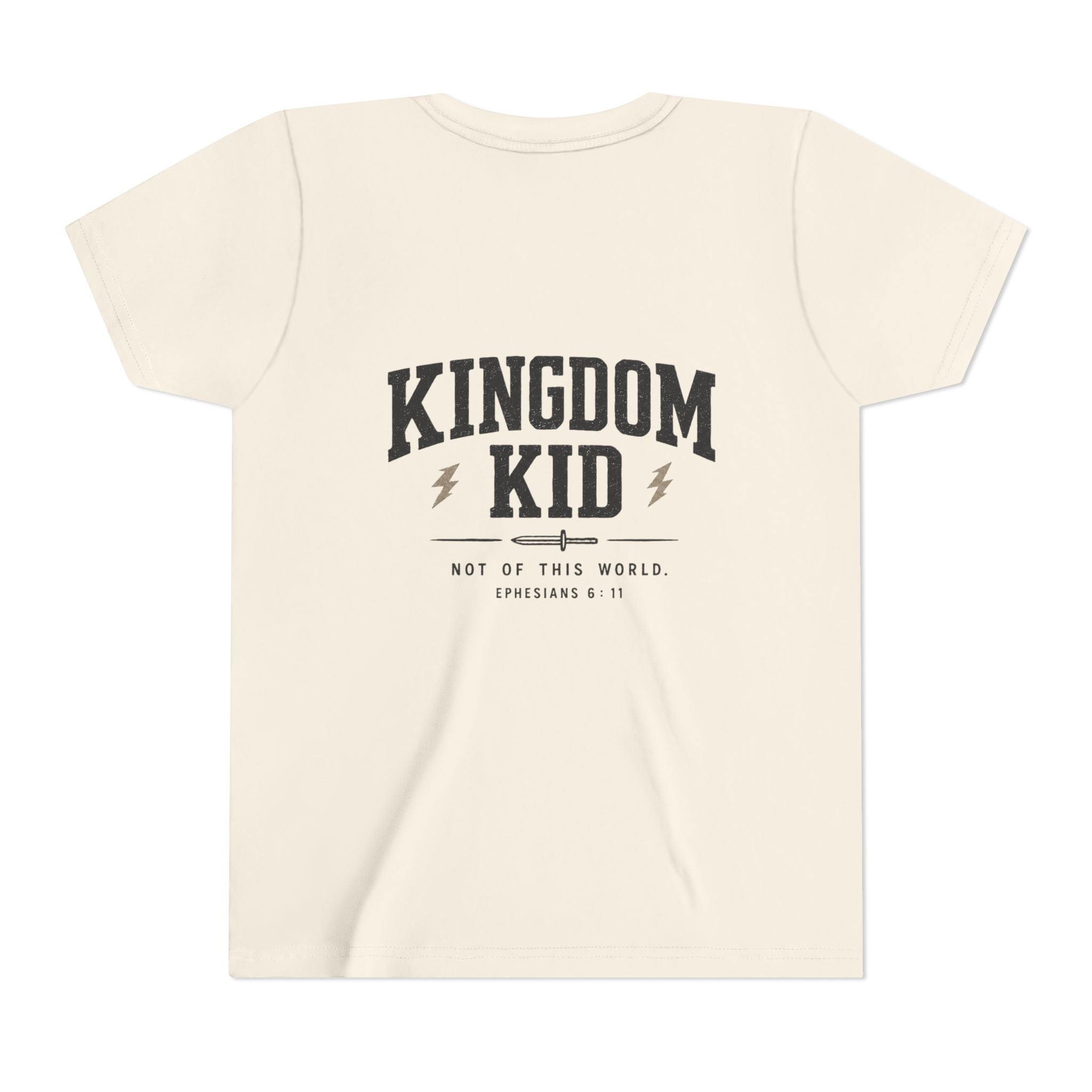 Kingdom Kid Youth Tee — "Not of This World" Christian Kids T-Shirt