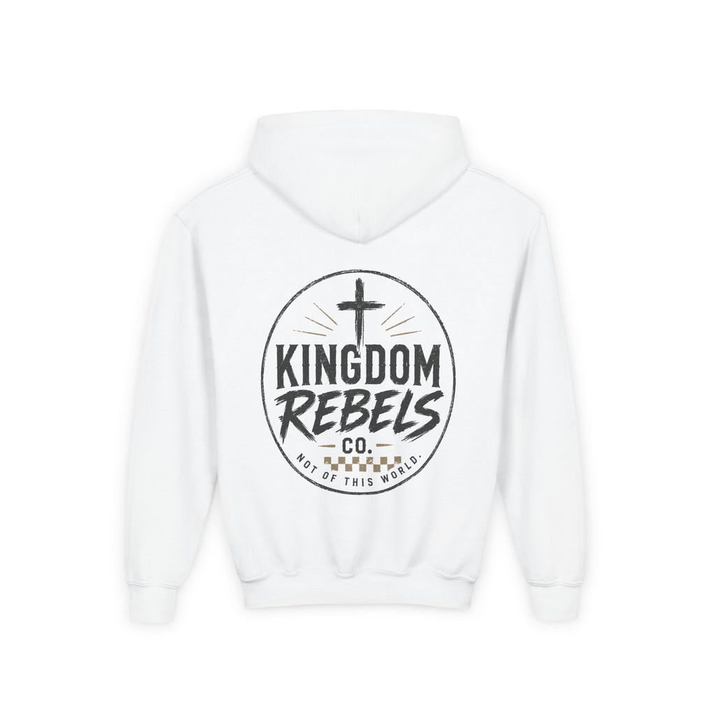 Kingdom Kid Youth Hoodie — "Kingdom Rebels" Christian Youth Church Sweatshirt